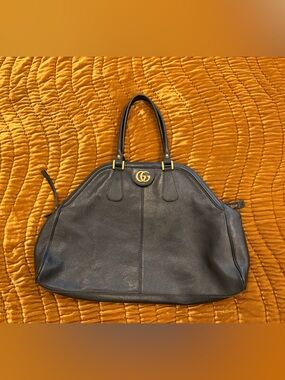 Gucci Large ReBelle Black Calf Tote